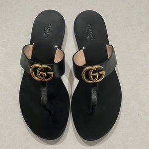 GUCCI Black Things Sandals Size 38 (8) EUC
